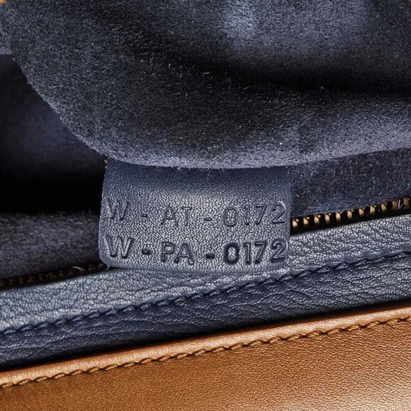 Celine Tri-Color Leather and Suede Medium Trapeze Bag - Picture 11 of 12